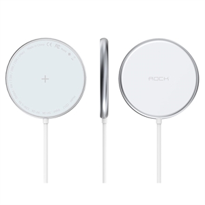 ROCK Magsafe 15W Magnetisk Trådløs Oplader 